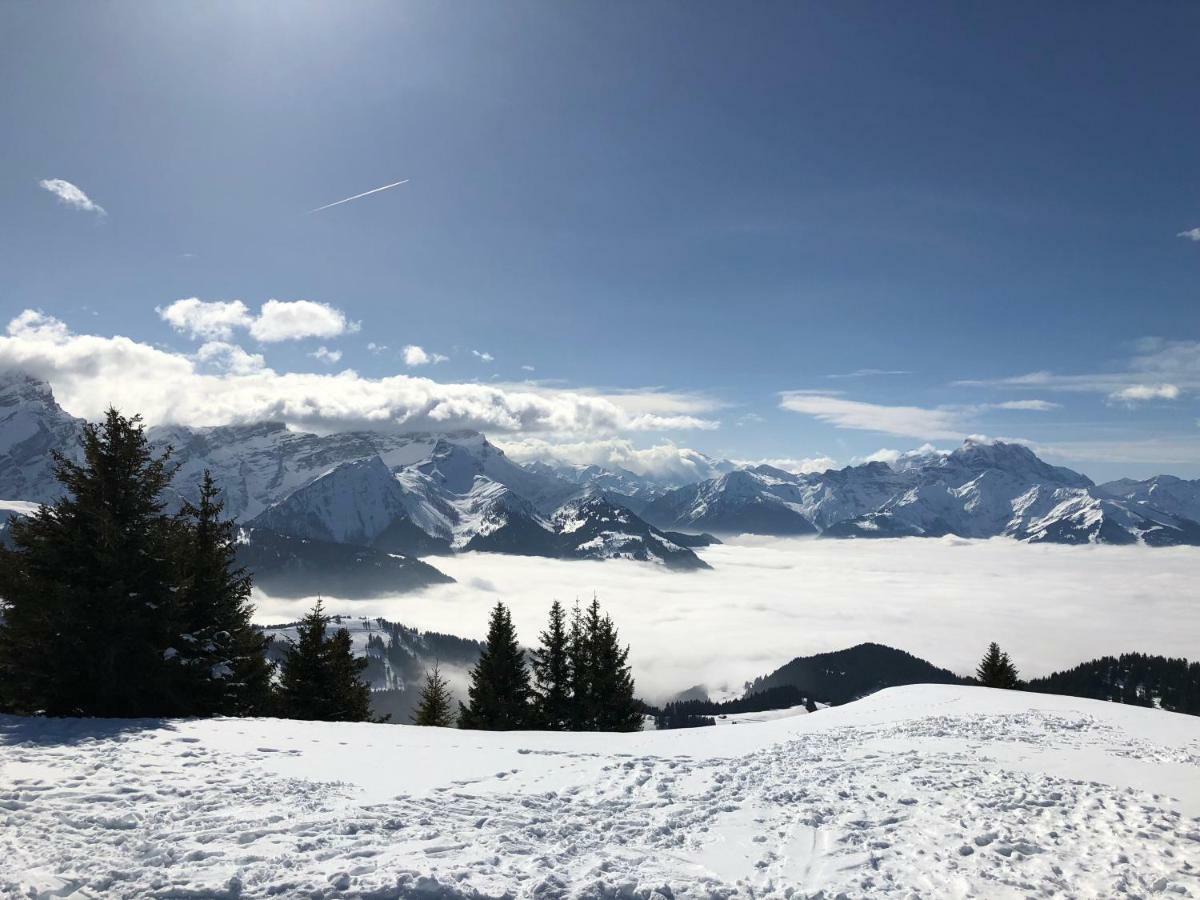 Chalet Rouge Coeur Bex Esterno foto